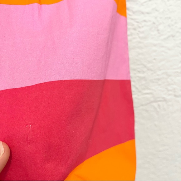 Frances Valentine Dress Pink Orange Striped Simplicity 12 - Picture 12 of 12